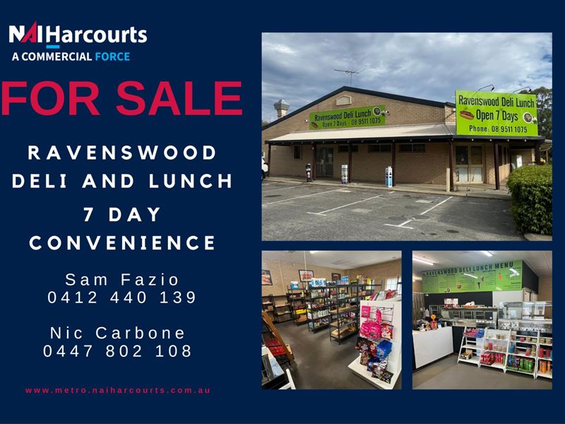 Food/Hospitality - For Sale: Ravenswood Deli and Lunch!