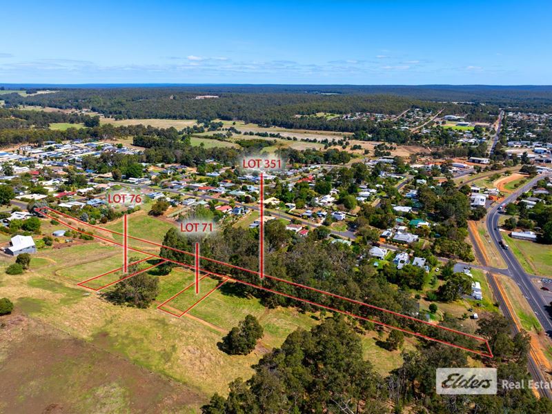 Lot 71 & 76,  Victoria Parade, Donnybrook WA 6239
