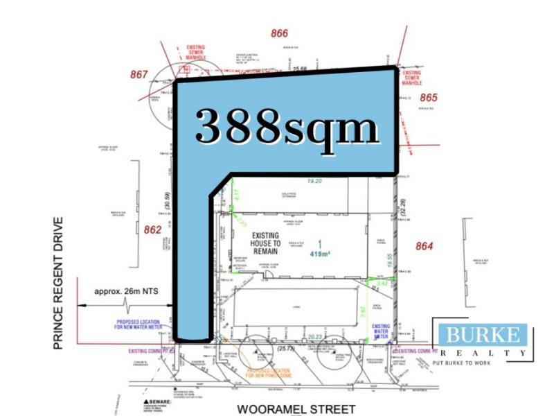 Proposed lot 2 of 3 Wooramel Street, Heathridge WA 6027