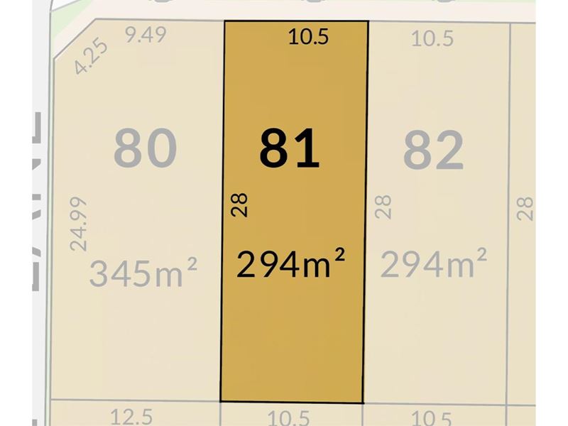 Lot 81,  Couloir Street, Treeby
