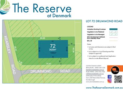 Lot 72,  The Reserve, Denmark WA 6333