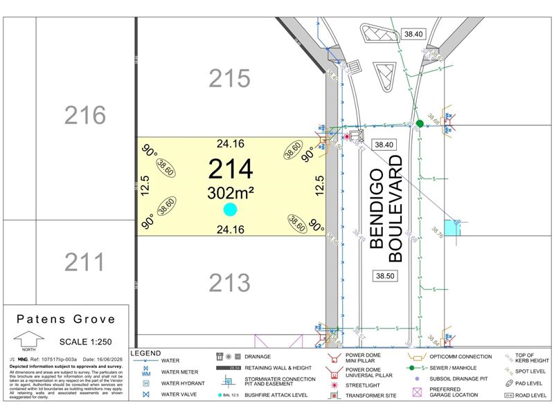 Lot 214 Bendigo Boulevard, Byford WA 6122
