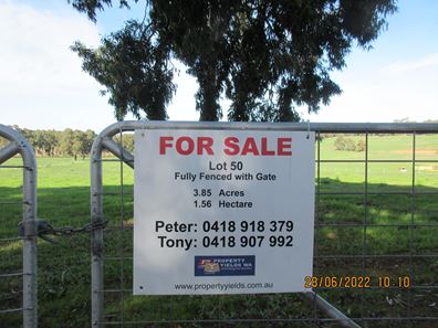 Lot 50,  Mauravillo  Boulevard, Wundowie WA 6560