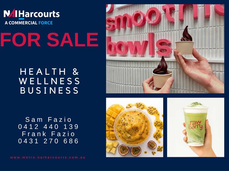 Food/Hospitality - RAWBERRY KARRINYUP - HEALTH & WELLNESS BUSINESS