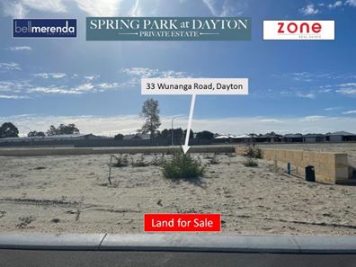 33 (Lot 137) Wunanga Road, Dayton WA 6055