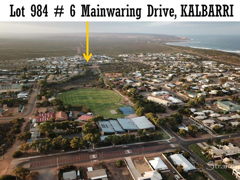 6 Lot 984 Mainwaring Drive, Kalbarri WA 6536