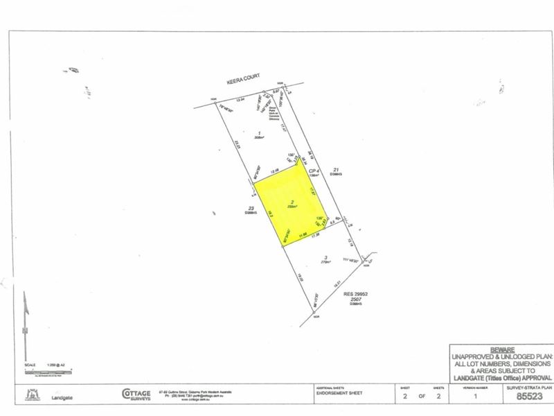 Proposed Lot 2/16 Keera Court, Maddington