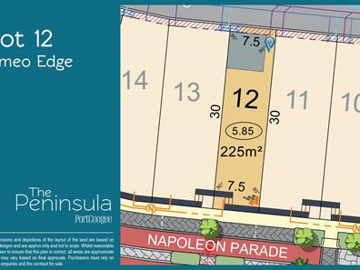 Lot 12,  Napoleon Parade, North Coogee WA 6163