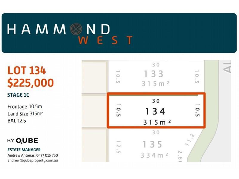Lot 134,  Almond Close, Hammond Park