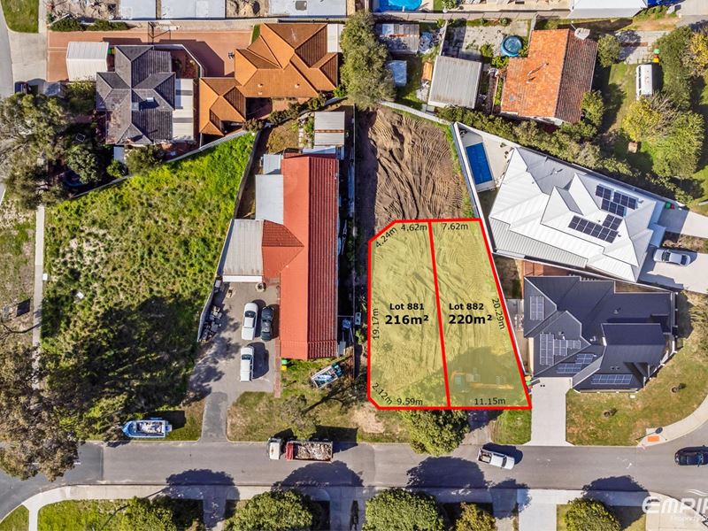 Proposed Lot 881, 5 Ellison Street, Willagee
