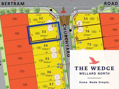 Lot 74,  Churchyard Avenue, Wellard WA 6170