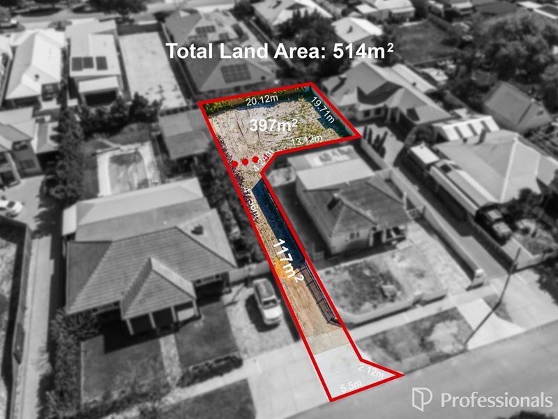 proposed lot 2, 43 Rosebery Street, Bayswater WA 6053