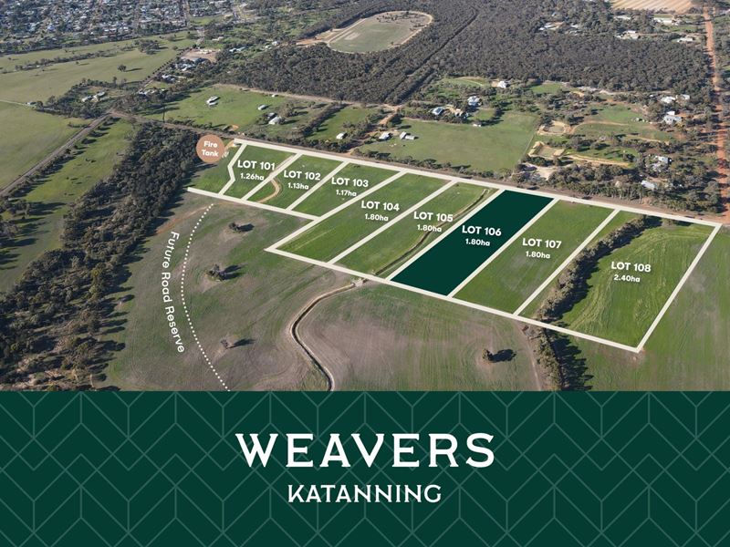 Lot 106, 80 Prosser  Street, Katanning WA 6317