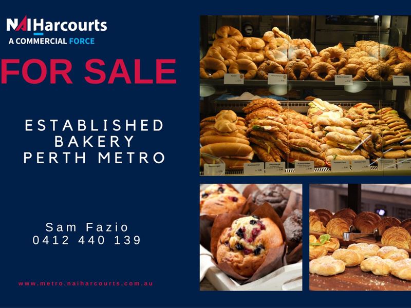 Food/Hospitality - Established Bakery Perth Metro