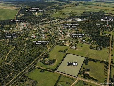 Lot 604 Spencer Road, Broomehill Village WA 6318