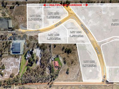 Lots 101 - 108 Thompson Road & Samson Road, Mundijong WA 6123