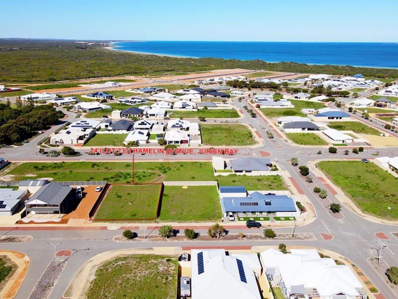 Lot 733, 24 Hamelin Avenue, Jurien Bay