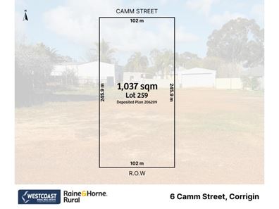 6 Camm Street, Corrigin WA 6375