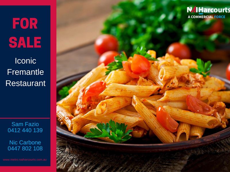 Food/Hospitality - Iconic Fremantle Restaurant at the Best Location!