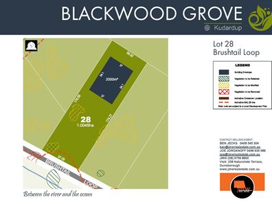 Lot 28,  Blackwood Grove, Kudardup WA 6290