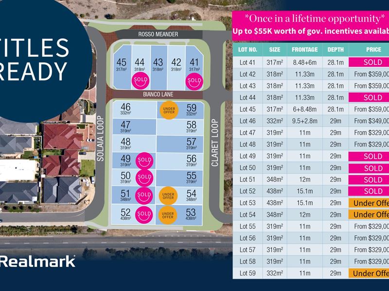 Lot 58 Claret Loop, Woodvale WA 6026