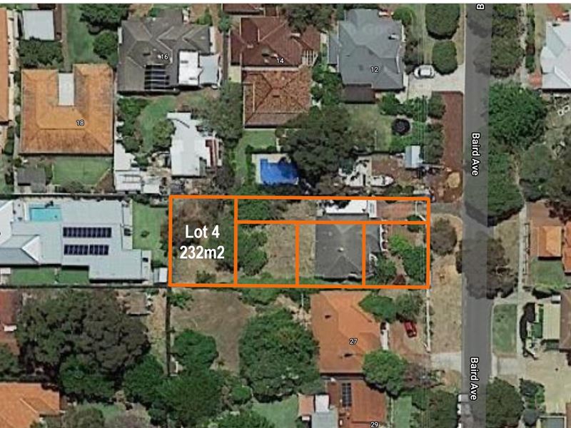 Lot 4, 25 Baird Avenue, Nedlands