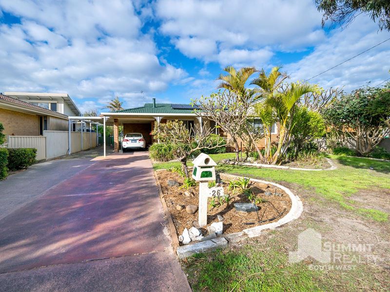 26 Barnes  Crescent, East Bunbury WA 6230