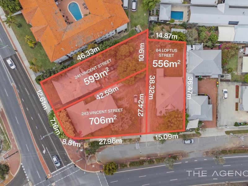 241, 243 Vincent Street & 84 Loftus Street, West Perth