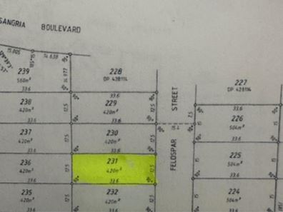 Lot 231,  Feldspar Street, Southern River WA 6110