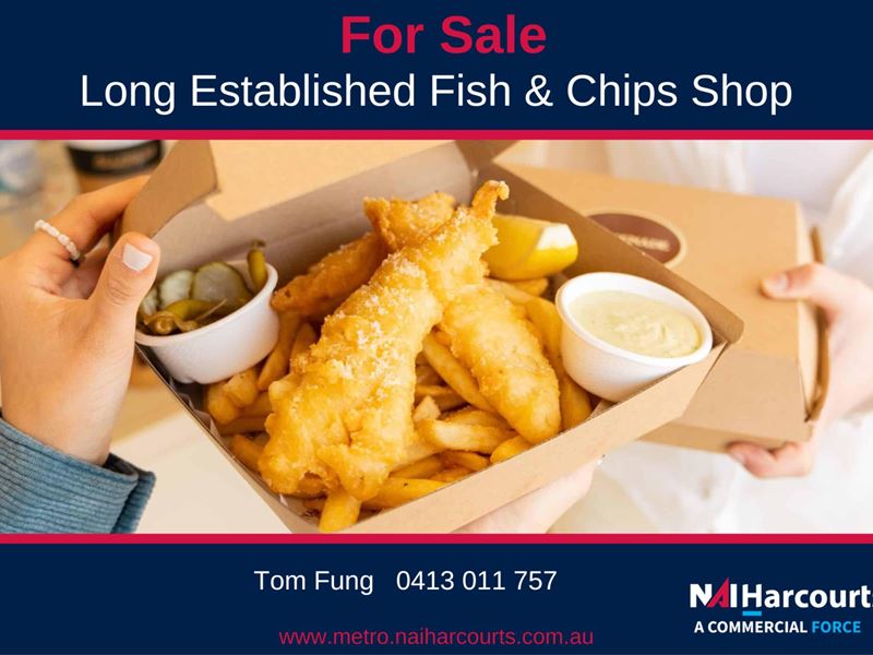 Food/Hospitality - Long Established Fish & Chips Shop in Busy Shopping Centre