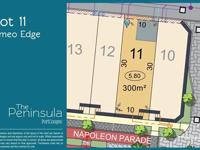 Lot 11,  Napoleon Parade , North Coogee WA 6163