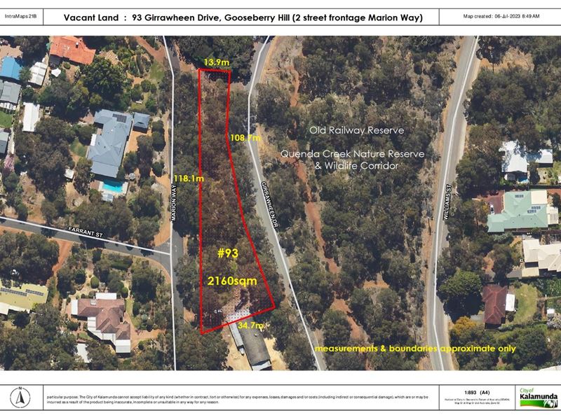 93 Girrawheen Drive, Gooseberry Hill