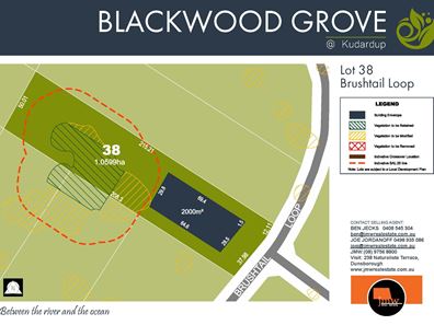 Lot 38,  Blackwood Grove, Kudardup WA 6290