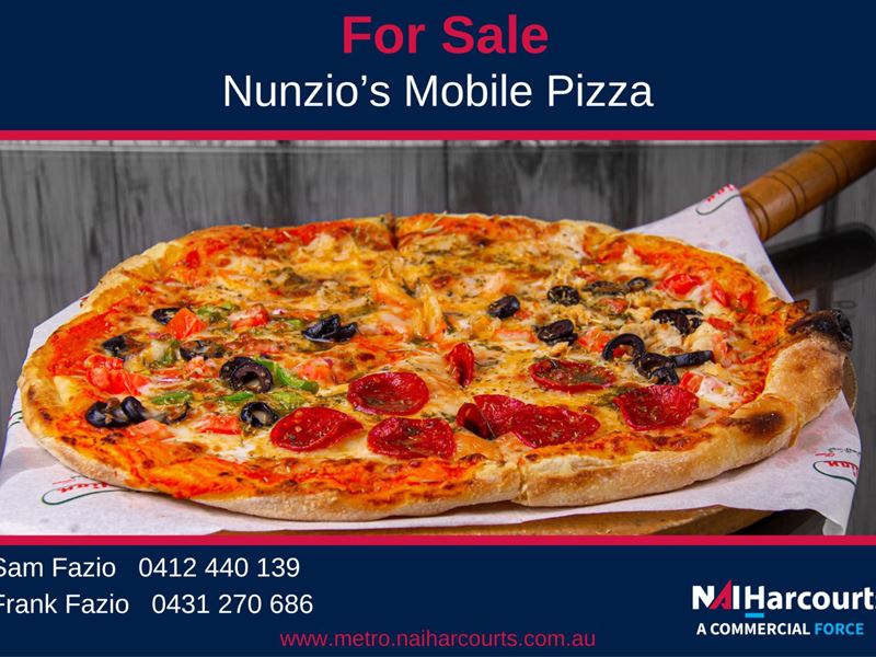 Food/Hospitality - Nunzio's Mobile Pizza - Iconic Long Established Mobile Wood-Fired Pizza Catering Business - SOR/NOR