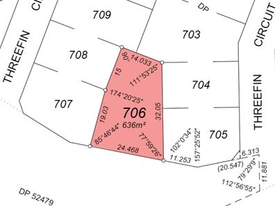 Lot 706, 45 Threefin Circuit, Vasse WA 6280