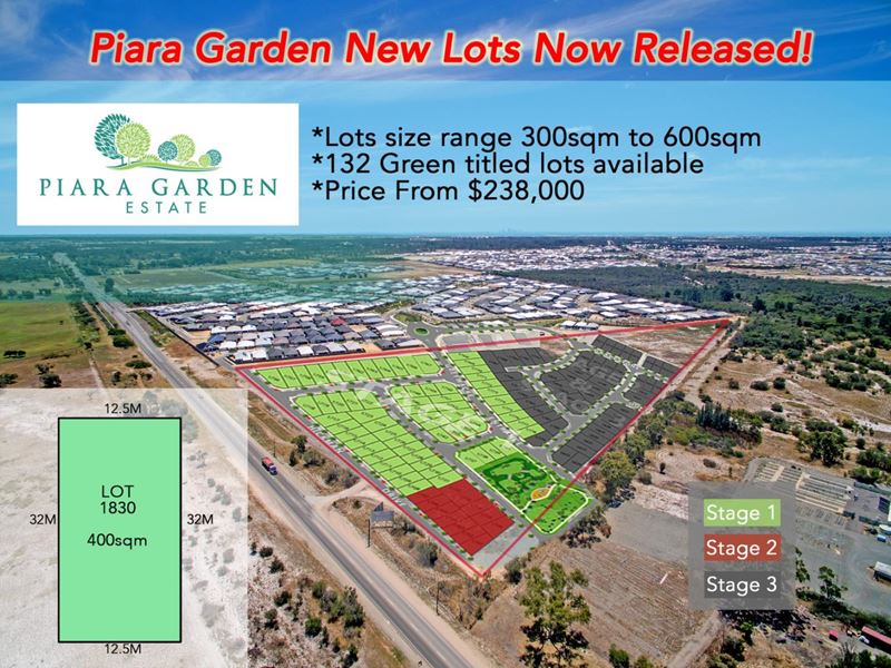 Lot 1830 Lignite avenue, Piara Waters