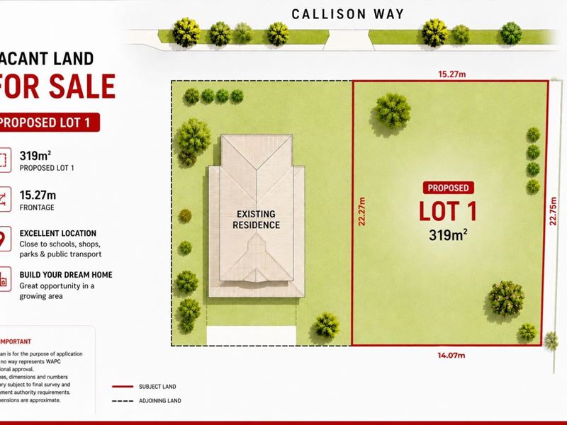 Lot 1, 81 Callison Way, Koondoola WA 6064