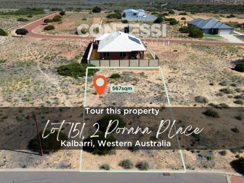 Lot 151, 2 Porana Place, Kalbarri WA 6536