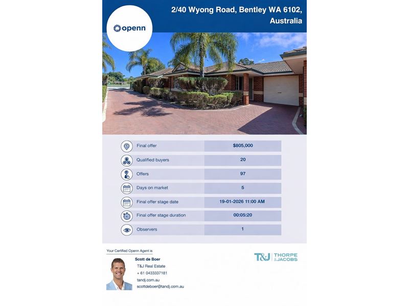 2/40 Wyong Road, Bentley WA 6102