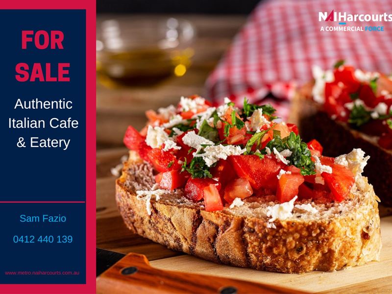 Food/Hospitality - Authentic Italian Café & Eatery - Perth CBD