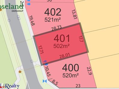 Lot 401,  Garbelini Street, Dardanup WA 6236