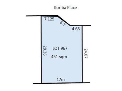 Lot 967,  Korlba Place, Southern River WA 6110