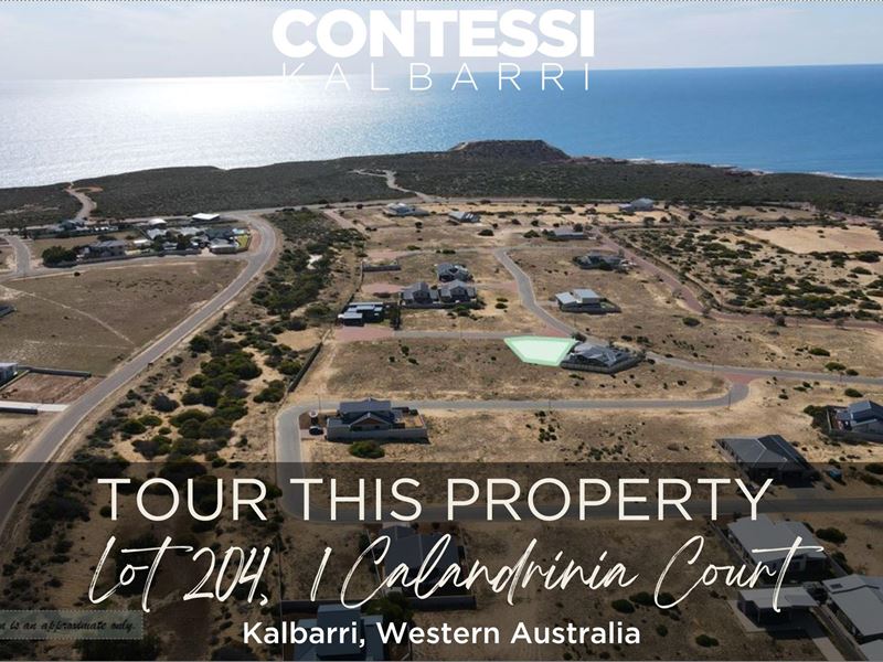 Lot 204, 1 Calandrinia Court, Kalbarri WA 6536