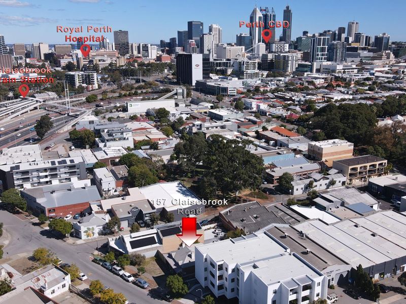 157 Claisebrook Road, Perth WA 6000