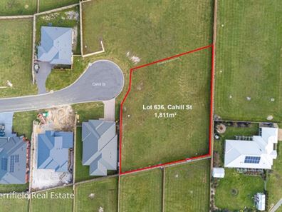 Lot 636,  Cahill Court, Gledhow WA 6330