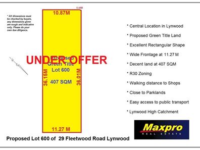 Lot PL 600 & 6, 29 Fleetwood Road, Lynwood WA 6147