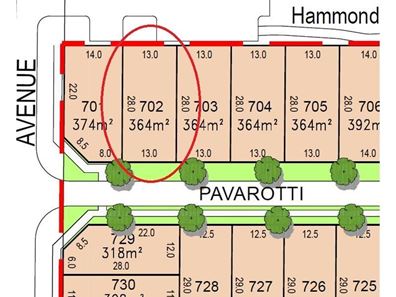 Lot 702,  Pavarotti Vista, Hammond Park WA 6164