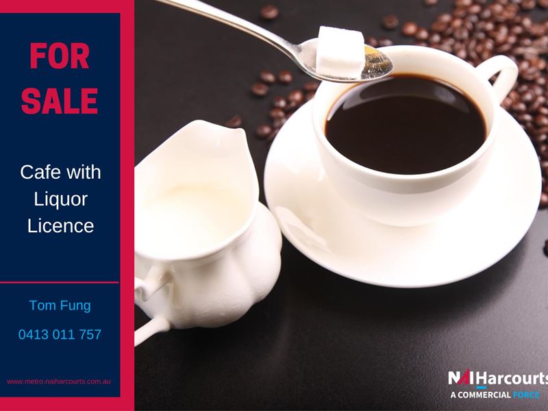 Food/Hospitality - Cafe with Liquor Licence