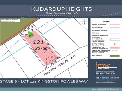 Lot 121, 18 Kingston Powles Way, Kudardup WA 6290