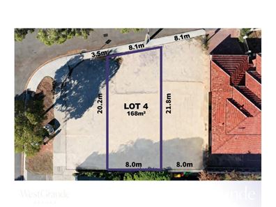 Prop Lot 4 on 6 Leura Street, Nedlands WA 6009